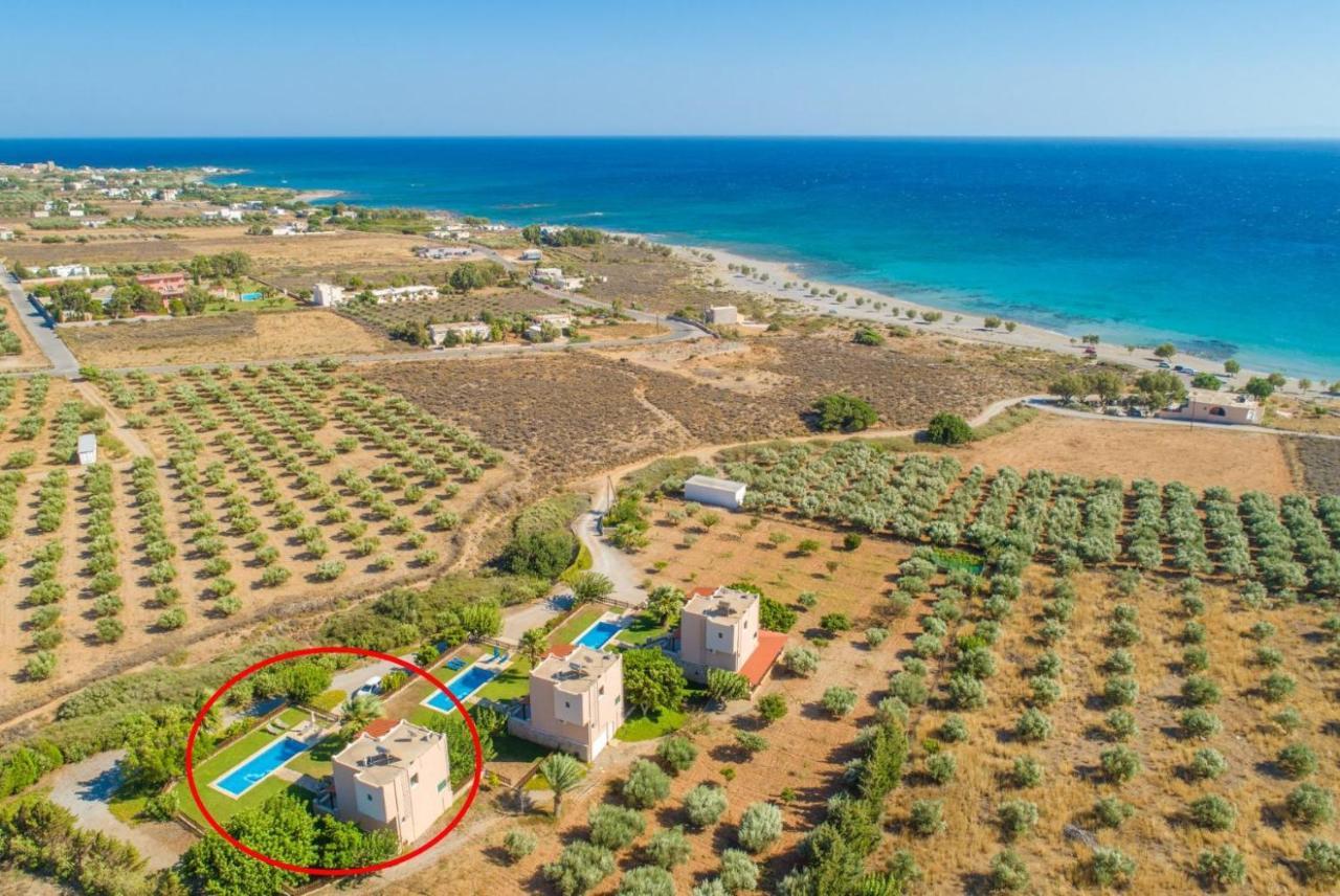 Spiros Beach Villa Frangokastello Exterior foto